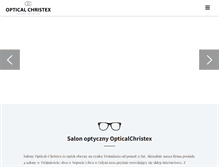 Tablet Screenshot of opticalchristex.pl